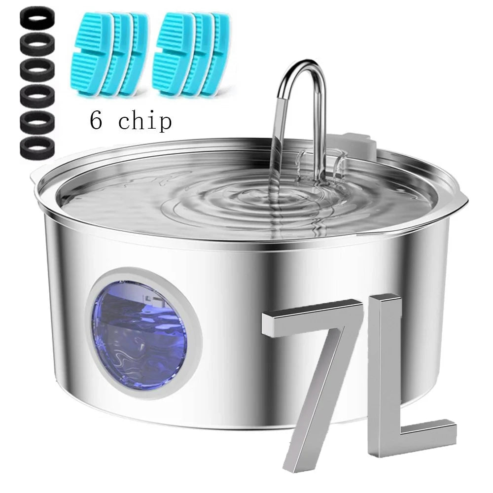 Stainless Steel Dog Water Fountain