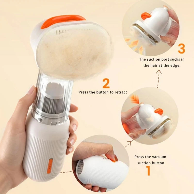 Battery Operated Pet Grooming Brush